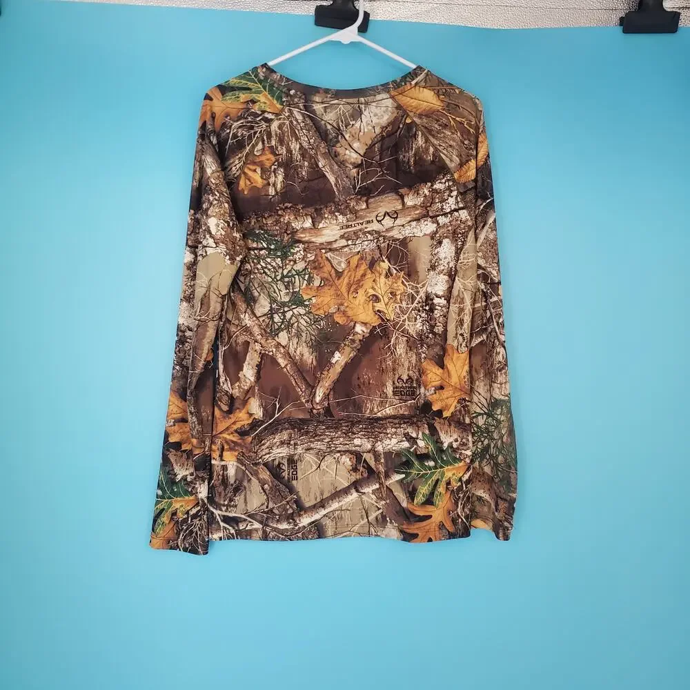 Realtree Camo Top Women's Size Medium (8-10) Long Sleeve Hunting